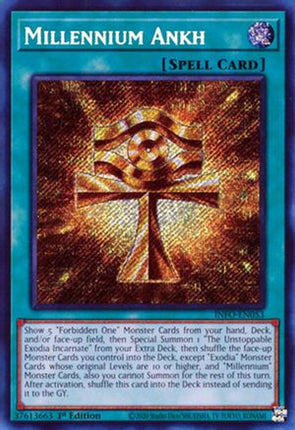 Millennium Ankh (Secret Rare) [INFO-EN053] 1st Edition