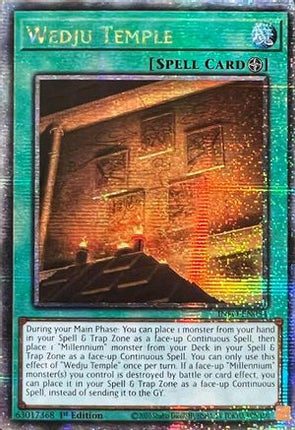 Wedju Temple (Quarter Century Secret Rare)  [INFO-EN054] 1st Edition