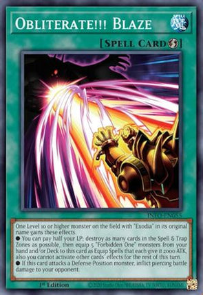 Obliterate!!! Blaze (Super Rare) [INFO-EN055] 1st Edition