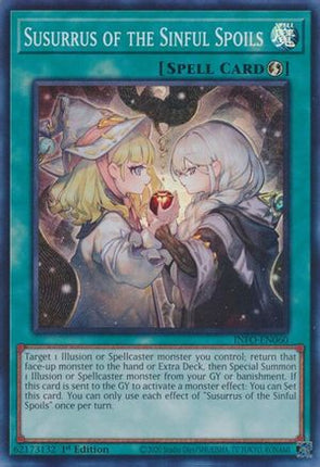 Susurrus of the Sinful Spoils (Super Rare) [INFO-EN060] 1st Edition