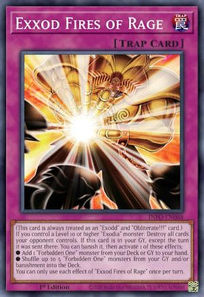 Exxod Fires of Rage (Super Rare) [INFO-EN068] 1st Edition