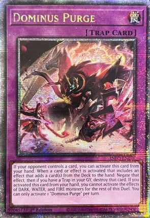 Dominus Purge (Quarter Century Secret Rare)  [INFO-EN078] 1st Edition