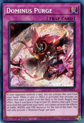 Dominus Purge (Secret Rare) [INFO-EN078] 1st Edition