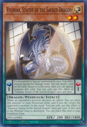 Vulmina, Statue of the Sacred Dragon [INFO-EN082] Common / Short Print 1st Edition