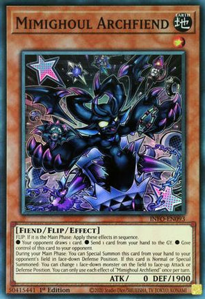 Mimighoul Archfiend (Super Rare) [INFO-EN093] 1st Edition