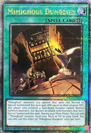 Mimighoul Dungeon (Quarter Century Secret Rare)  [INFO-EN094] 1st Edition