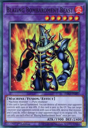 Blazing Bombardment Beast (Common / Short Print) [INFO-EN097] 1st Edition