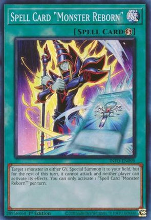 Spell Card "Monster Reborn" (Super Rare) [INFO-EN099] 1st Edition