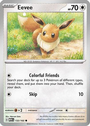 Eevee - 133/165 (Pokemon Together) [Miscellaneous Cards & Products]