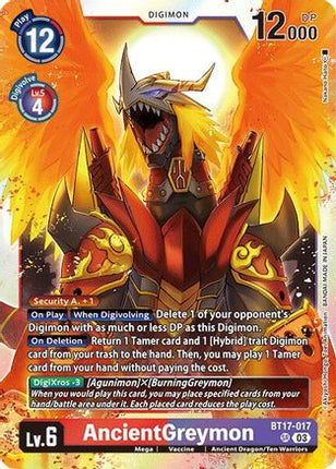 AncientGreymon [BT17-017] [Secret Crisis] Foil