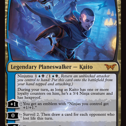 Kaito, Bane of Nightmares [Duskmourn: House of Horror] Foil