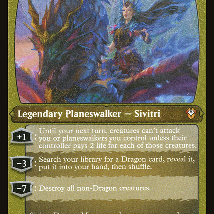 Sivitri, Dragon Master [Dominaria United Commander] Etched Foil