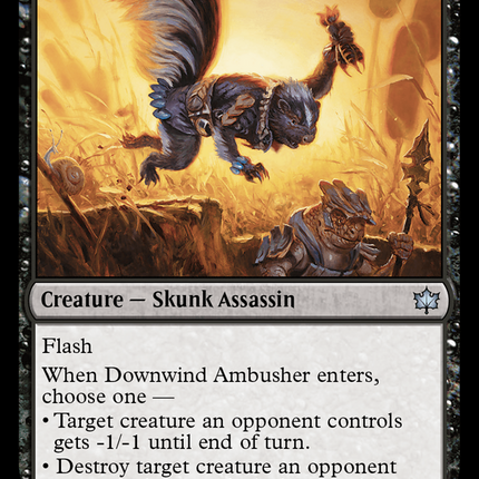 Downwind Ambusher [Bloomburrow] Foil