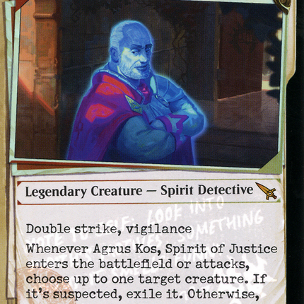 Agrus Kos, Spirit of Justice (Showcase) [Murders at Karlov Manor] Invisible Ink Foil