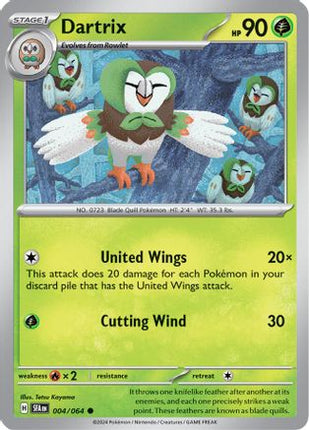 Dartrix - 4/null [SV: Shrouded Fable] Reverse Holofoil