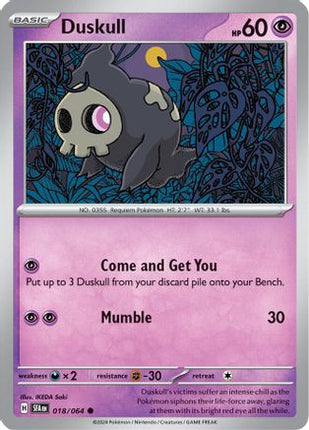 Duskull - 018/064 [SV: Shrouded Fable]