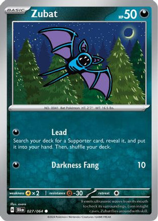 Zubat - 27/null [SV: Shrouded Fable] Reverse Holofoil