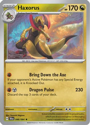Haxorus - 46/null [SV: Shrouded Fable] Reverse Holofoil