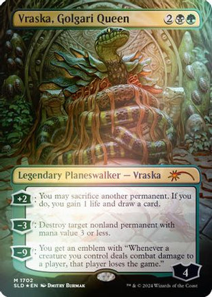 Vraska, Golgari Queen (1702) (Rainbow Foil) [Secret Lair Drop Series] Foil