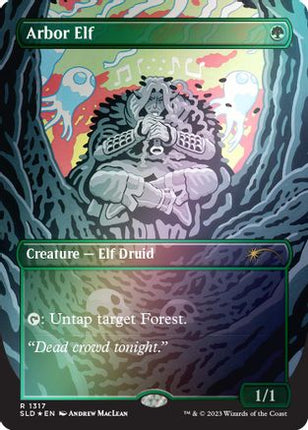 Arbor Elf (Rainbow Foil) [Secret Lair Drop Series] Foil