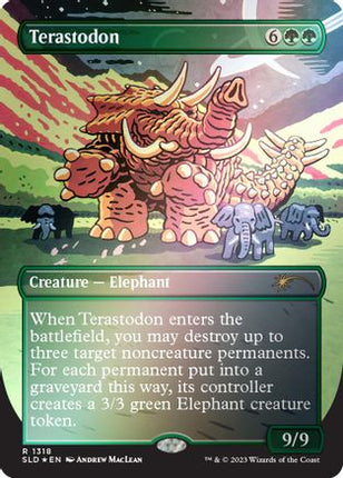 Terastodon (Rainbow Foil) [Secret Lair Drop Series] Foil