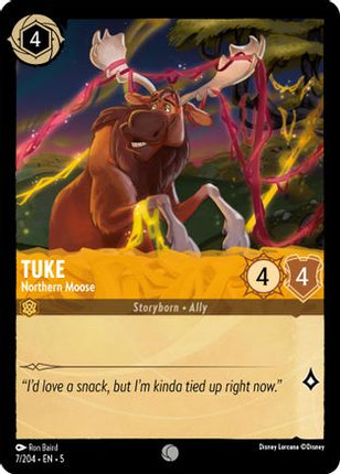 Tuke - Northern Moose (7/204) - Shimmering Skies Cold Foil
