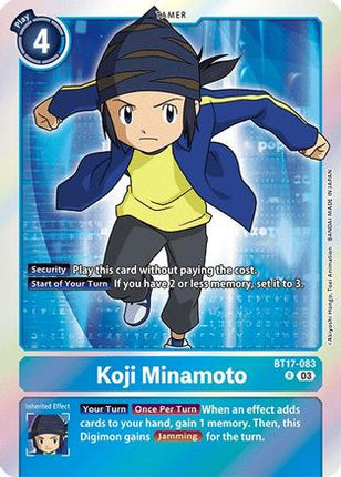 Koji Minamoto [BT17-083] [Secret Crisis] Foil