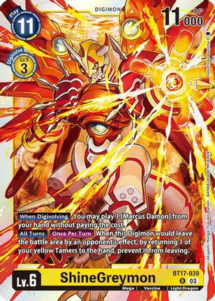ShineGreymon [BT17-039] [Secret Crisis] Foil