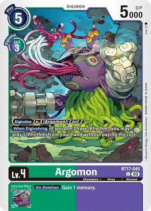 Argomon - BT17-045 [BT17-045] [Secret Crisis]