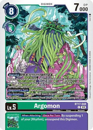 Argomon - BT17-048 [BT17-048] [Secret Crisis]