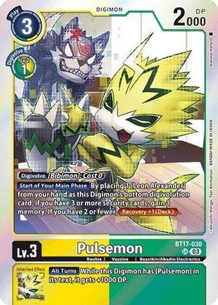Pulsemon [BT17-030] [Secret Crisis] Foil