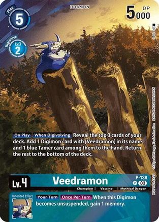 Veedramon (Update Pack 2024) [P-138] [Digimon Promotion Cards] Foil – Dark  Fox TCG