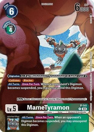 MameTyramon (Update Pack 2024) [P-141] [Digimon Promotion Cards] Foil