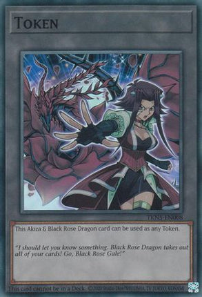 Token: Akiza & Black Rose Dragon [TKN5-EN008] Super Rare Unlimited