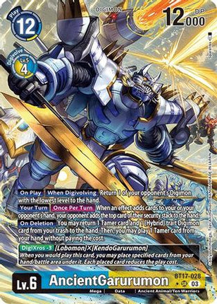 AncientGarurumon (Alternate Art) [BT17-028] [Secret Crisis] Foil