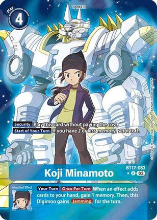 Koji Minamoto (Alternate Art) [BT17-083] [Secret Crisis] Foil