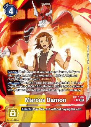 Marcus Damon (Alternate Art) [BT17-087] [Secret Crisis] Foil