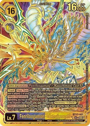 Fenriloogamon: Takemikazuchi (Textured) [BT17-101] [Secret Crisis] Foil