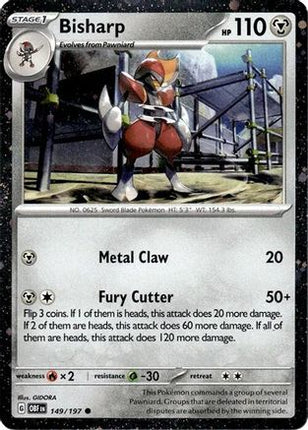 Bisharp - 149/197 (Cosmos Holo) [Miscellaneous Cards & Products] Holofoil