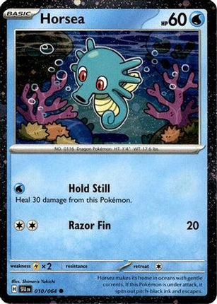 Horsea - 010/064 (Cosmos Holo) [Miscellaneous Cards & Products] Holofoil