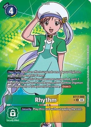 Rhythm (Box Promotion Pack: Secret Crisis) [BT17-089] [Secret Crisis] Foil
