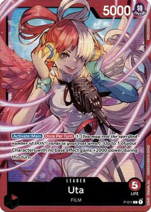 Uta - P-011 (Premium Card Collection -Uta-) (P-011) - One Piece Promotion Cards Foil