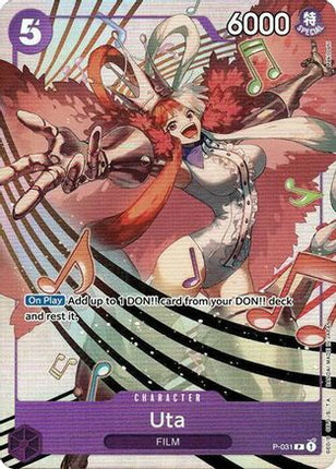Uta - P-031 (Premium Card Collection -Uta-) (P-031) - One Piece Promotion Cards Foil