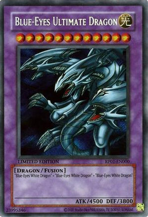Blue-Eyes Ultimate Dragon (Secret Rare) [RP01-EN000] Limited