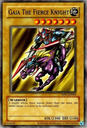 Gaia The Fierce Knight (Common / Short Print) [RP01-EN004] Unlimited