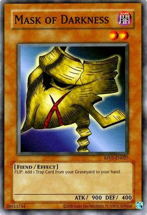 Mask of Darkness (Common / Short Print) [RP01-EN027] Unlimited