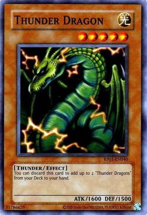 Thunder Dragon (Common / Short Print) [RP01-EN040] Unlimited