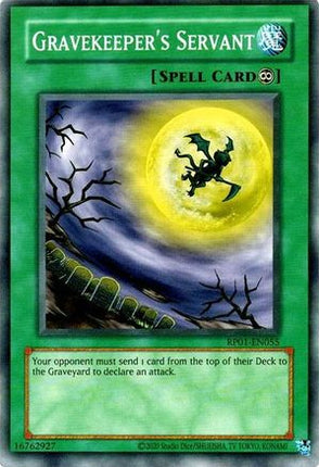 Gravekeeper's Servant (Common / Short Print) [RP01-EN055] Unlimited