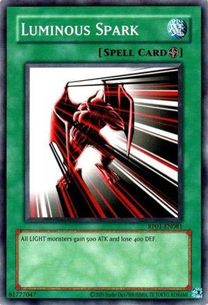 Luminous Spark (Common / Short Print) [RP01-EN081] Unlimited