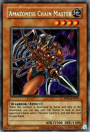 Amazoness Chain Master (Secret Rare) [RP01-EN097] Unlimited